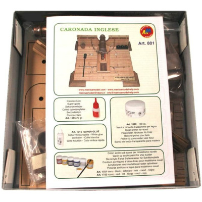 Mantua Model Anglický kanón 1:17 kit