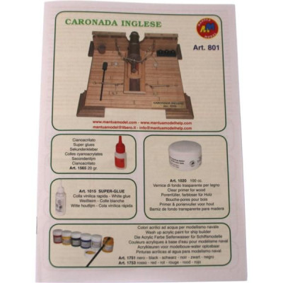 Mantua Model Anglický kanón 1:17 kit