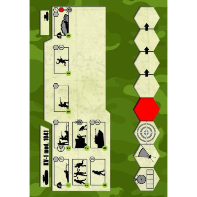 Wargames (WWII) tank 6190 - KV-1 with F-32 GUN (1:100)