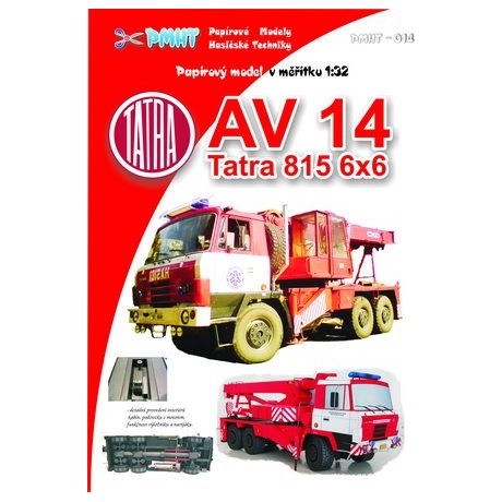 AV 14 Tatra 815 6x6 - HZS SŽDC 1:32