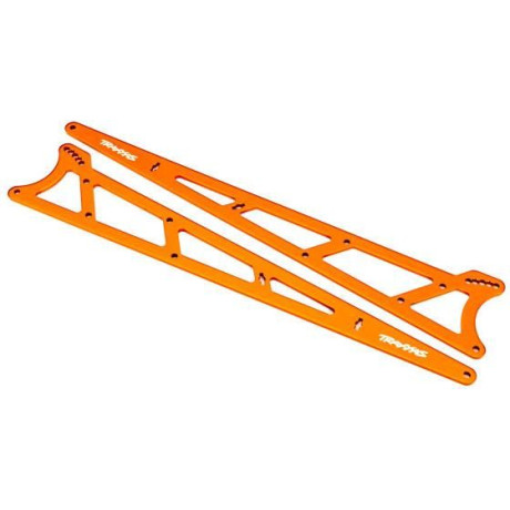 Traxxas boční rám wheelie oranžový 2)