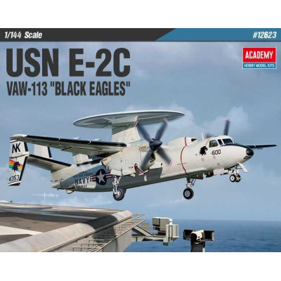 Model Kit letadlo 12623 - USN E-2C VAW-113 "BLACK EAGLES" (1:144)