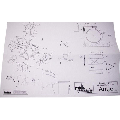 ROMARIN Antje rybářský kutr kit