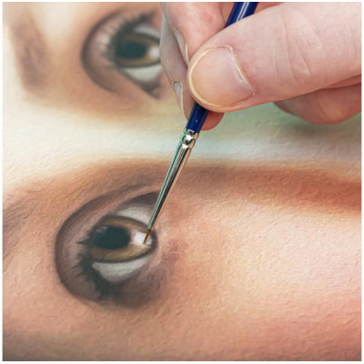 Modelcraft štetec s umělým vlasem velikost 40/0