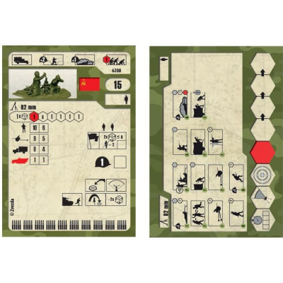 Wargames (WWII) figurky 6208 - Soviet 82mm Mortar with Crew (Winter Unif.) (1:72)