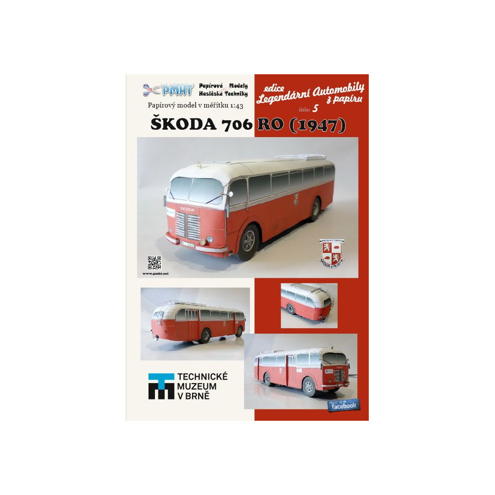 ŠKODA 706 RO 1:43 ŠKODA 706 RO 1:43