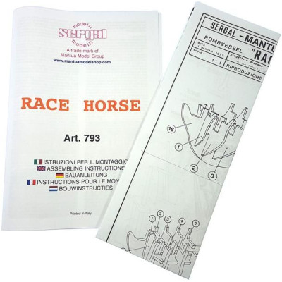 Mantua Model Race Horse 1:47 kit