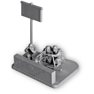 Wargames (WWII) figurky 6210 - Ger. Machine-gun with Crew (Winter Uniform) (1:72)