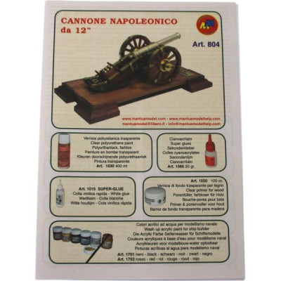 Mantua Model Napoleonský kanón 1:17 kit