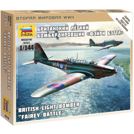 Wargames (WWII) letadlo 6218 - British Light Bomber Fairey Battle (1:144)