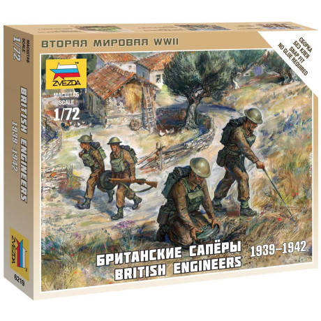 Wargames (WWII) figurky 6219 - British Engineers (1:72)