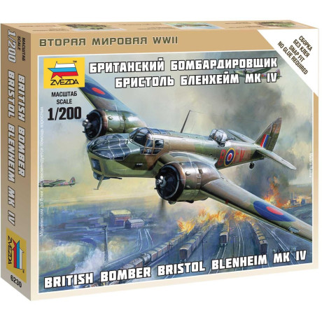 Wargames (WWII) letadlo 6230 - British Bomber Bristol Blenheim IV (1:200)