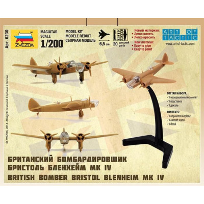 Wargames (WWII) letadlo 6230 - British Bomber Bristol Blenheim IV (1:200)