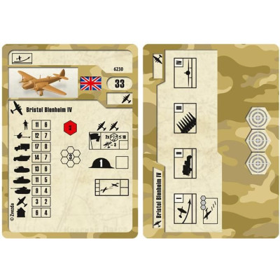 Wargames (WWII) letadlo 6230 - British Bomber Bristol Blenheim IV (1:200)