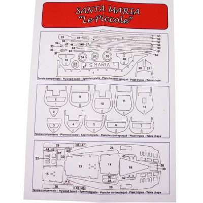 Mantua Model Santa Maria Le Piccole 1:100 kit