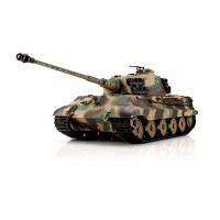 TORRO tank 1/16 RC Königstiger Henschel többszínű terepszínű - BB Airsoft+IR