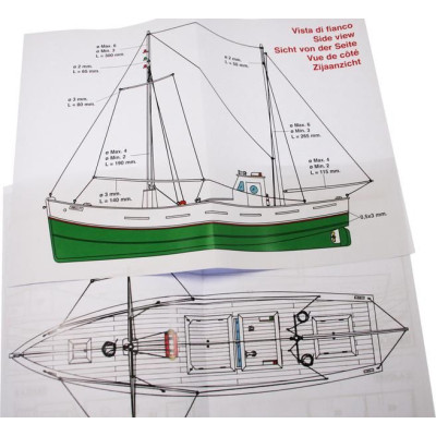 Mantua Model Rybářská loď Amalfi 1:35 kit