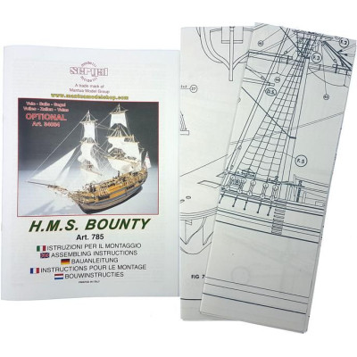 Mantua Model HMS Bounty 1:60 kit