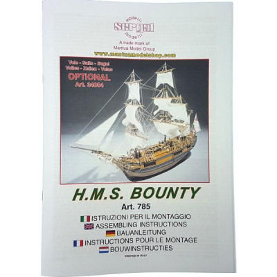 Mantua Model HMS Bounty 1:60 kit