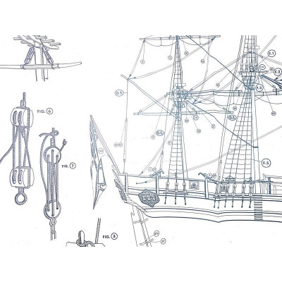 Mantua Model HMS Bounty 1:60 kit