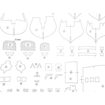 Mantua Model Peregrine Galley 1:60 kit