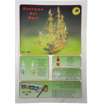Mantua Model Sovereign of the Seas 1:78 kit