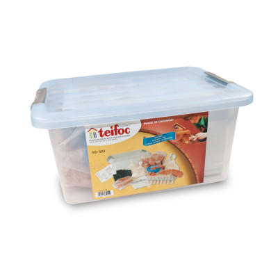 Stavebnica Teifoc School Set v plastovom boxe s úchytmi 39x19x29cm