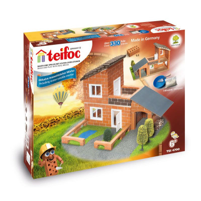 Stavebnice Teifoc Vila 330ks v krabici 44x33x11cm