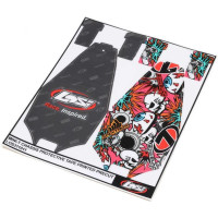 Tuning alkatrész RC autó modellekhez Losi Mini-T 2.0: alvázvédő matrica (2 db)