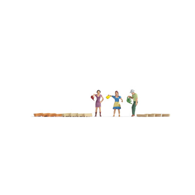 Figúrky Zalievanie kvetov 3 postavičky  NO15570