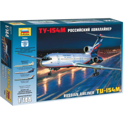Model Kit letadlo 7004 - Tu-154M Russian Airliner (1:144)