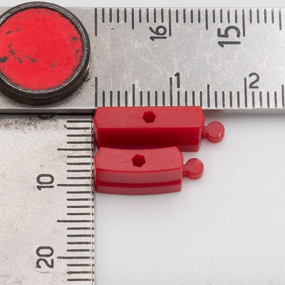 Turbo Racing ohraničení tratě, bloky, červené (50 ks.)