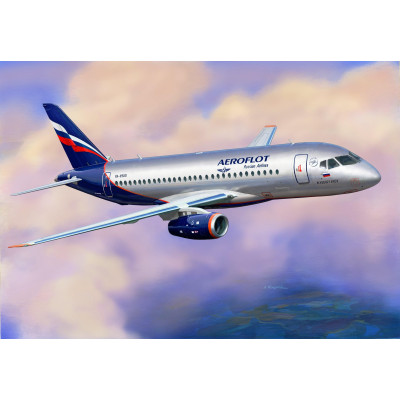 Model Kit letadlo 7009 - Sukhoi Superjet 100 (1:144)