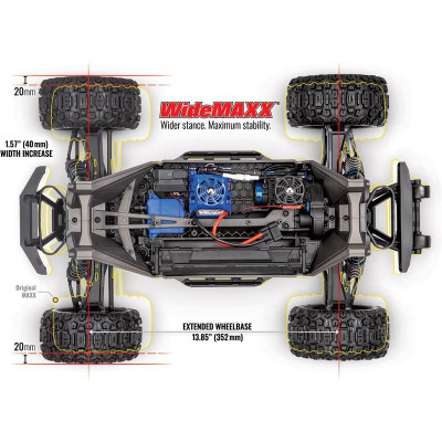 Traxxas Maxx 1:8 4WD TQi RTR červený