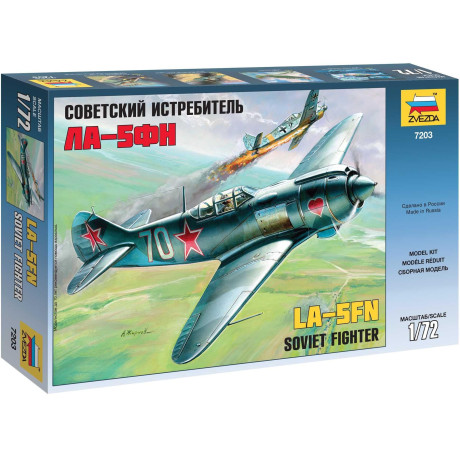 Model Kit letadlo 7203 - Lavotchkin LA-5 FN Soviet Fighter (1:72)