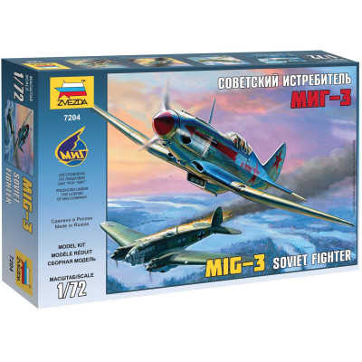 Model Kit letadlo 7204 - MIG-3 Soviet Fighter (1:72)