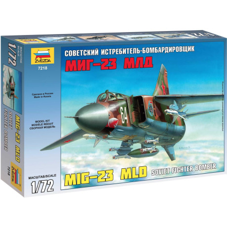 Model Kit letadlo 7218 - MIG-23 MLD Soviet Fighter (re-release) (1:72)