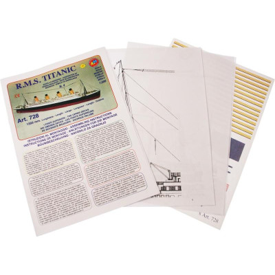 Mantua Model Titanic 1:200 sada č.4 kit