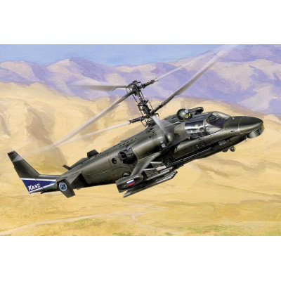Model Kit vrtulník 7224 - Kamov Ka-52 "Alligator" Combat Helicopter (1:72)