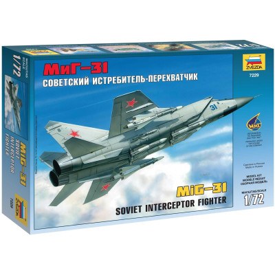 Model Kit letadlo 7229 - MIG-31 Soviet Interceptor (1:72)