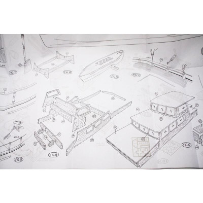 Mantua Model Motorová jachta Bruma 1:43 kit