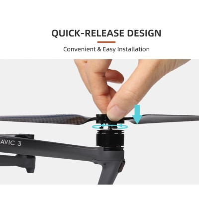 Carbon Fiber Vrtule Low-Noise - pár (Mavic 3) (Orange Tips 2ks)