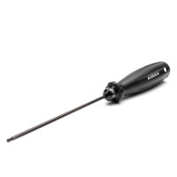 KAVAN imbusz csavarhúzó ergonomikus, csúszásmentes és nagyon könnyű műanyag markolattal. A csavarkulcs mérete a nyél alumínium betétjén van jelölve.