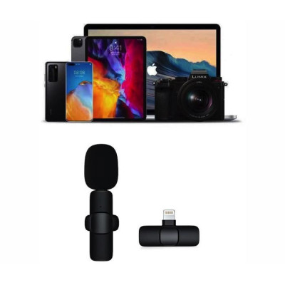 Lightning Lavalier Wireless Microphone (With Battery)