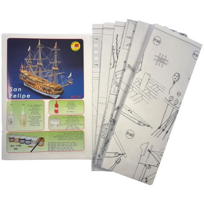 Mantua Model San Felipe 1:75 kit