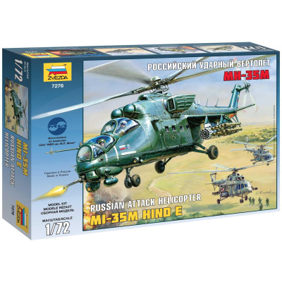Model Kit vrtulník 7276 - Mil MI-35M HIND E (1:72)
