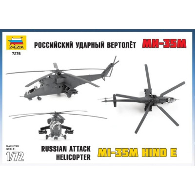 Model Kit vrtulník 7276 - Mil MI-35M HIND E (1:72)