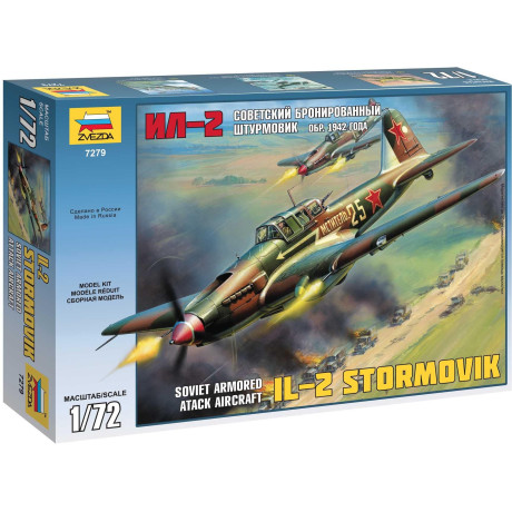 Model Kit letadlo 7279 - IL-2 Stormovik (1:72)