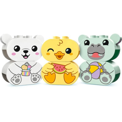 LEGO DUPLO - Legrace ve vaně: Plovoucí vláček se zvířátky