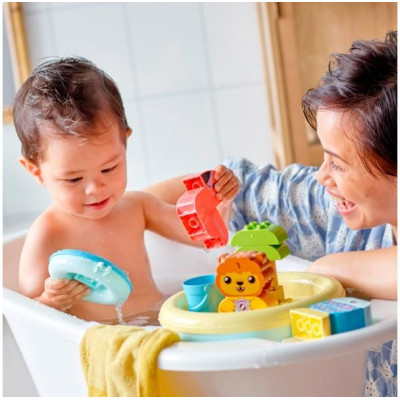 LEGO DUPLO - Legrace ve vaně: Plovoucí ostrov se zvířátky